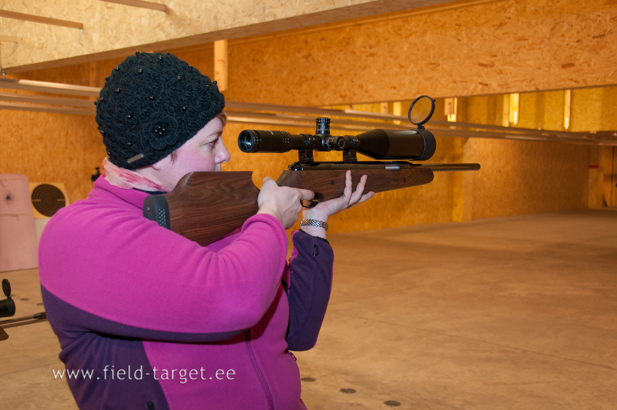 Ingrid Reinu, Air Arms Pro Sport, Nikko Stirling Targetmaster 10-50x60, JSB Exact 4.52